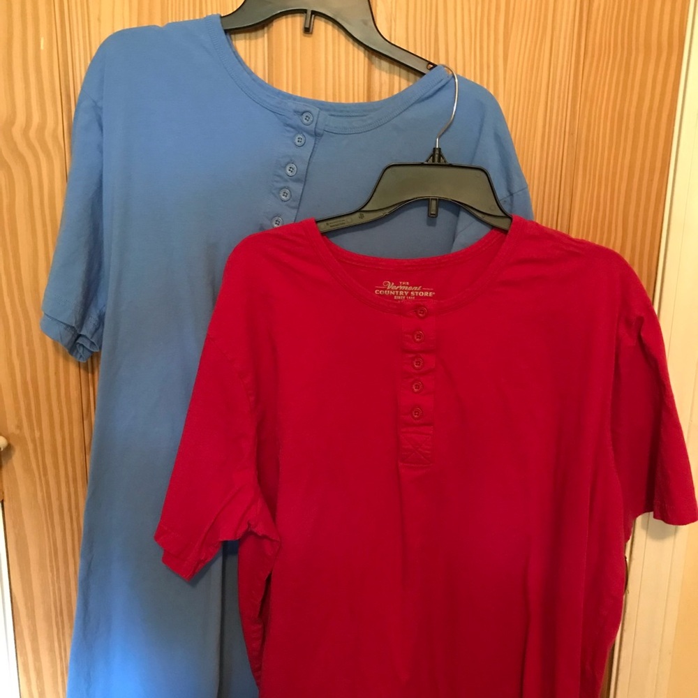 Cozy Jersey cotton short sleeve long nightgown from Vermont Country Store